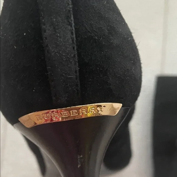 Burberry Black Heeled Boots